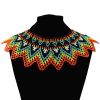 Unique Ethnic Boho Multilayer Bib Resin Bead Chunky Necklaces & Pendants Sets Collier Women Statement Maxi African India Jewelry