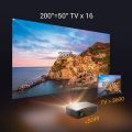 BYINTEK K25 Full HD 4K 1920x1080P LCD Smart Android 9.0 Wifi LED Video Cinema Projector 1080P Proyector Beamer for Smartphone