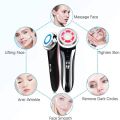 EMS Facial Radio Frequency Microcurrent Vibration Import Lifting Firming LED Mask Photon Rejuvenation Anti-Aging Face Massager