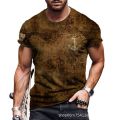 New Personalized Short Sleeve Men's 3D Digital PrintingMans T-Shirt 2021 Summer Oversized  O Neck T-Shirt Men's Fashion Tops