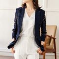Blazers Women Summer New Elegant All-match Single Button Leisure Comfortable Ulzzang Trendy Lace M-6XL Clothing Solid Hot Sale