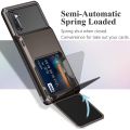 Business Shockproof Slide Armor Wallet Card Holder Phone Case For HUAWEI P40 Pro P30 Lite P20 P Smart 2019 Cover Fitted Cases