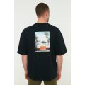 Men's short sleeve printed Oversize Fit 100 cotton t-shirt TMNSS21TS0619