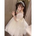 Children's Pearl Dress 2022 New Dress Princess Skirt Western Style Girl Baby One Year Old Dresses Vestido Vestidos платье Robe