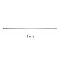 10PCs School Stationery Office Supplies Key Stainless Steel Wire Keychain Cable Key Ring for Outdoor Hiking Tool New Desk Sets