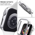 Matte Cover for Apple Watch 45mm 41mm 38mm 42mm 40mm 44mm, Hard PC Bumper Protective Case Frame for iWatch SE 7 6 5 4 3 2 1