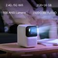 Xiaomi Xming Q1 Pro Mini Projector Portable 500ANSI Lumens 1080P Full HD Home Theater Support 4K Video Projector Wifi Beamer