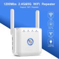 5g wifi repeater wifi amplifier 1200mbps Wi fi signal network extender Long range 5ghz booster increases 5 ghz Wireless wi-fi