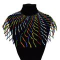 Unique Ethnic Boho Multilayer Bib Resin Bead Chunky Necklaces & Pendants Sets Collier Women Statement Maxi African India Jewelry