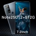 Global Version Galay Note25+ 7.2inch New MediaTek Smart phone 12 512GB 8 512GBROM Android 10.0 2020 New Mobile Phone In Stock