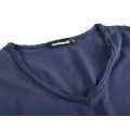 GustOmerD Brand Quality T shirt Men's V-neck Slim Fit Pure Cotton T-shirt Fashion Short Sleeve T shirt Men's Tops Casual Tshirt