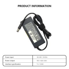 Dell 19.5V 4.62A 90W  Laptop AC Power Adapter Charger for Dell Inspiron  1545 N4010 N4050 1400 D610 D620 D630 14R 15R