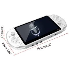Genuine  Handheld Game Console Retro Video Games 5.1" LCD Screen Built-in 1500mAh Rechargeable Lithium Battery 12x Emulators