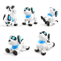 Remote Control Dog RC Robotic Stunt Puppy Voice Control Toy Electronic Pet Robot R66D