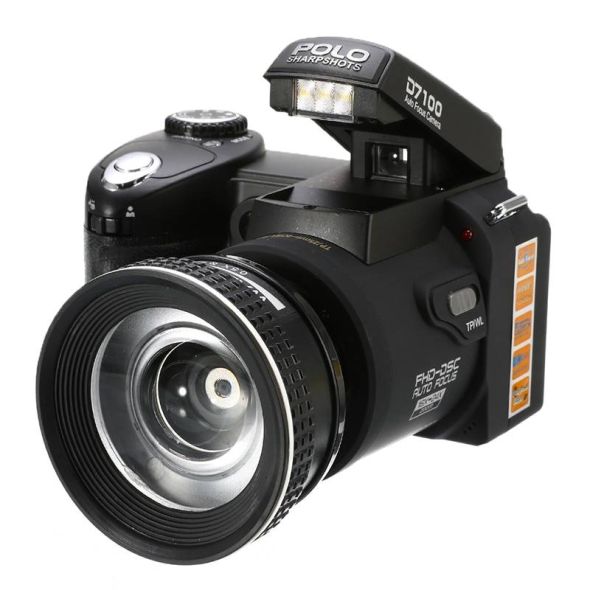 2021 Professional Full HD DSLR HD 1920*1080 Digital Camera Video Support SD Card Wide Lens Optical Portable Photo Bag