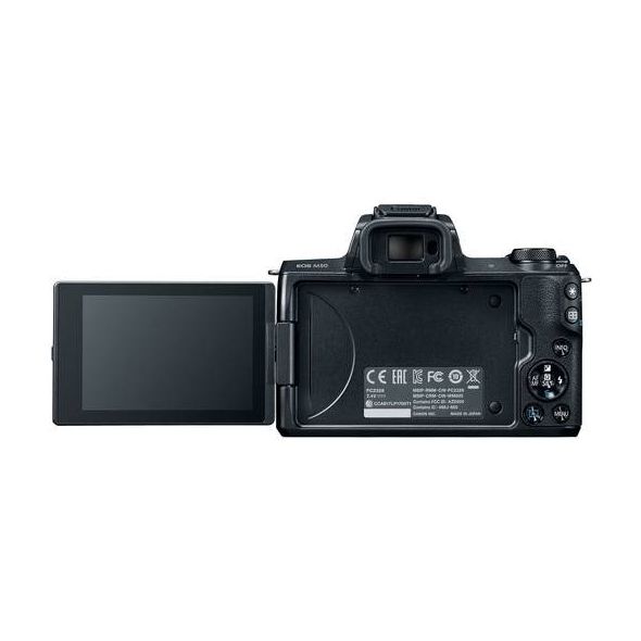 Canon M50 Mirrorless Digital Camera EF-M 15-45mm IS STM Lens, HD 4K -Vari-Angle Touchscreen Wi-Fi Digital ILC Camera(Brand new)