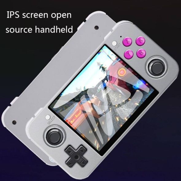 Genuine ABS/Glass Handheld Game Console RG350 Retro Game Console Open Source System Game Player