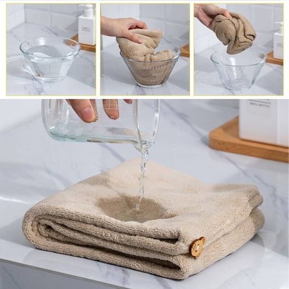 Towel Bath Towel Bath Towel Bath Microfiber Hair Dryer Towel Quick-drying Bath Towel Hat Полотенце Банное