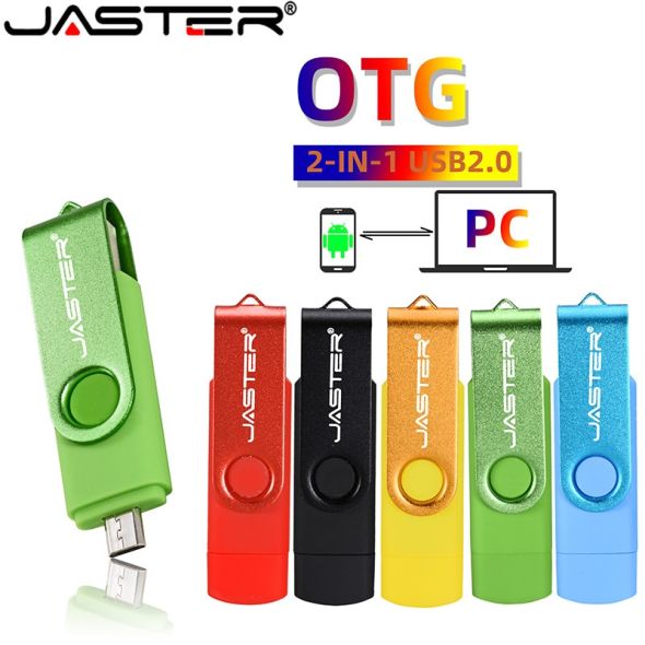 JASTER High Speed USB Flash Drive OTG Pen Drive 128gb 64gb Usb Stick 32gb 256gb Pendrive Flash Disk for Android Micro/PC
