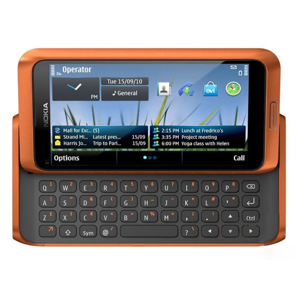 Original Nokia E7 3G Mobile Phone Refurbished WIFI GPS 8MP QWERTY English&Arabic&Russian Keyboard Unlocked Symbian^3 CellPhone