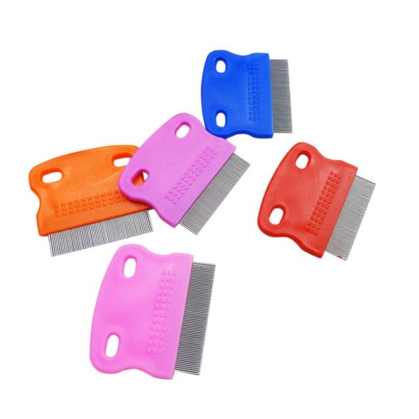 1pcs High Quality Terminator Lice Comb Rid Free Kids Hair Rid Headlice Stainless Steel Metal Teeth Pro Remove Brushes Tools 917
