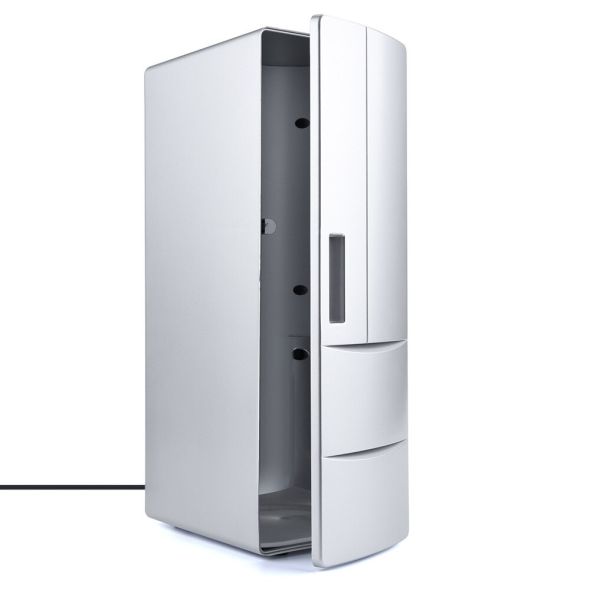 Usb Mini Fridge Refrigerator Usb Desktop Fridge Beverage Drink Cooler And Warmer Fridge Mini Car Refrigerator#db4