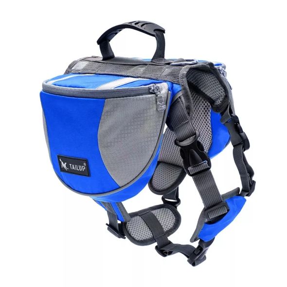 Dog Harness Accessories Arnes Pet Supplies Reflective Pannier Bag Traveling Backpack No Pull Grande Reflective Pannier Carrier