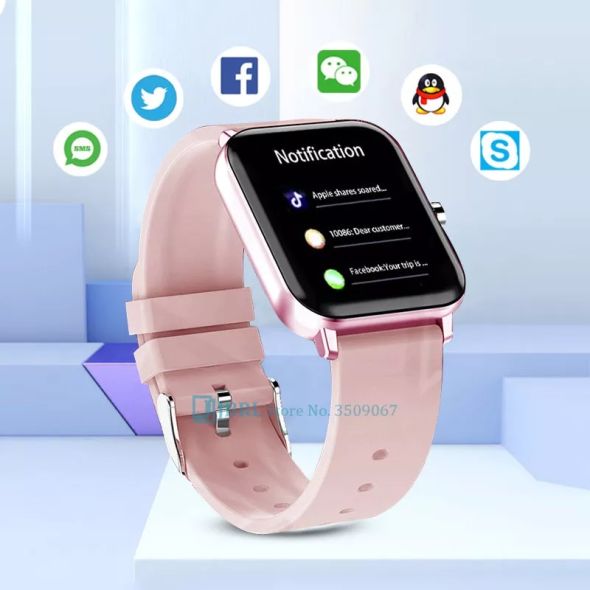 Full Touch Smart Watch Heart Rate Fitness Tracker Smartwatch Men Women Waterproof Smart Clock For Android iOS Sport Smart-Watch