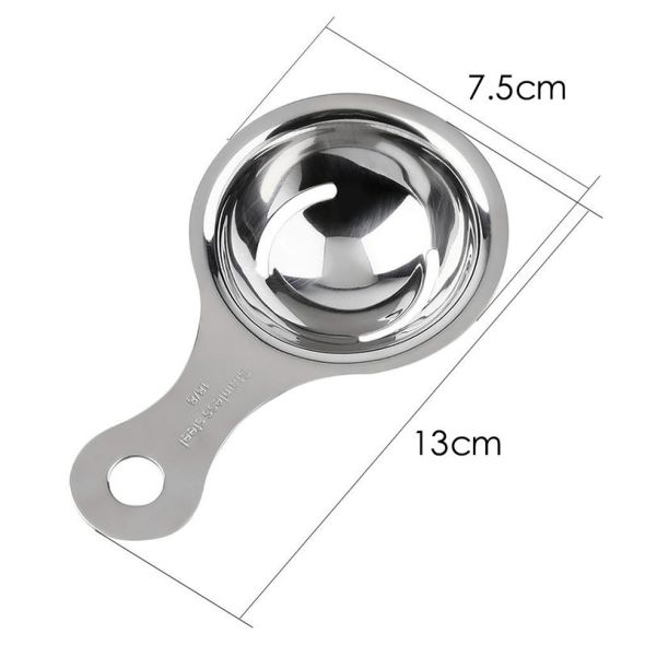 Stainless Steel Egg White Separator Tools Eggs Yolk Filter Gadgets Kitchen Accessories Separating Funnel Spoon Egg Divider Tool