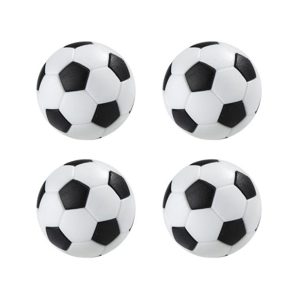 4 Pcs 32mm Football Fussball Soccerball Sport Gifts Round Indoor Games Foosball Table Football Plastic Soccer Ball New