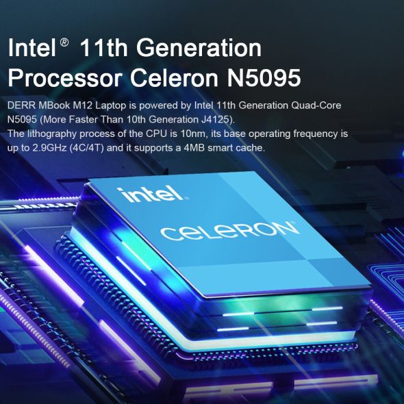 Laptop 15.6-inch 16GB RAM  256GB 512GB SSD Intel Celeron N5095 Business Netbook Windows 10 11 Gaming Notebook Pc Portable