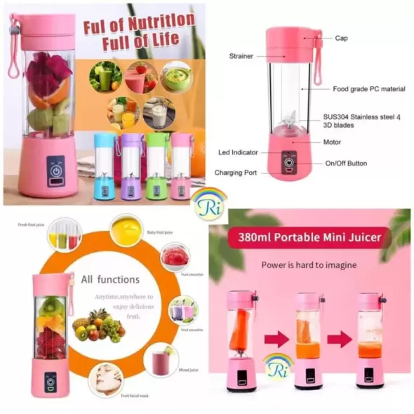 Mini Portable Juicer Orange Usb Electric Mixer Fruit Smoothie Blender For Machine Personal Food Processor Maker Juice Extractor