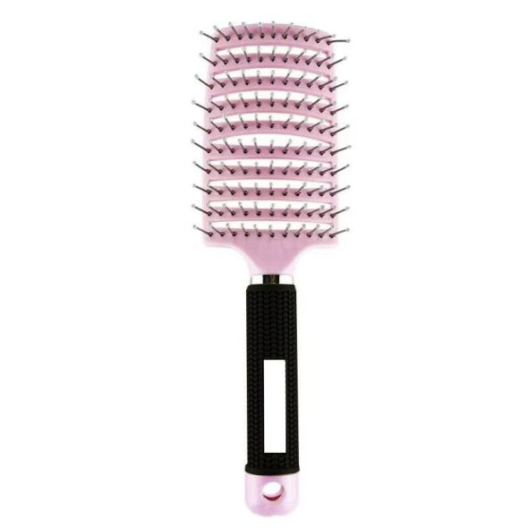 Scalp Massage Women's Hair Brush Large Curved Curly Detangler Combs For Hair Salon Style Hairdressing Tools Barber Accessories