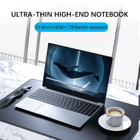 TOP Intel Celeron N5105 15.6 inch Laptop 16GB RAM 1TB SSD Dual Band WiFi Portable Business Office Online Class Notebook Win10/11