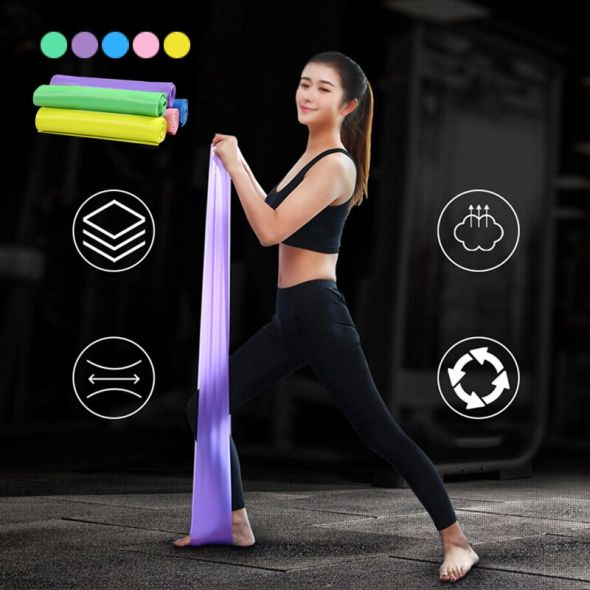 Yoga Elastic Band Tension Piece Resistance Band Portable Fitness Equipment Resistance Bands