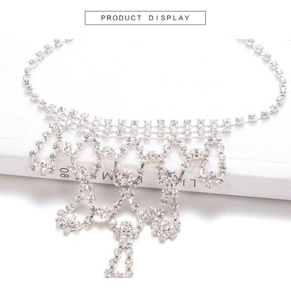 1PCS Hot Fashion Women Crystal Barefoot Sandals Beach Wedding Foot Anklet Anklets